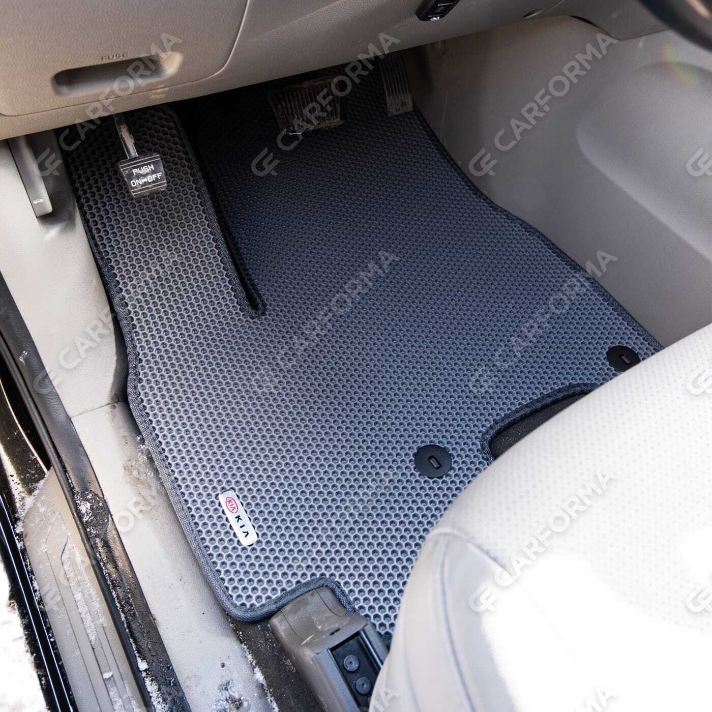 Ворсовые коврики на KIA Carnival III 9 мест и 11 мест 2014&nbsp;-&nbsp;2021 в Королеве, Московской области