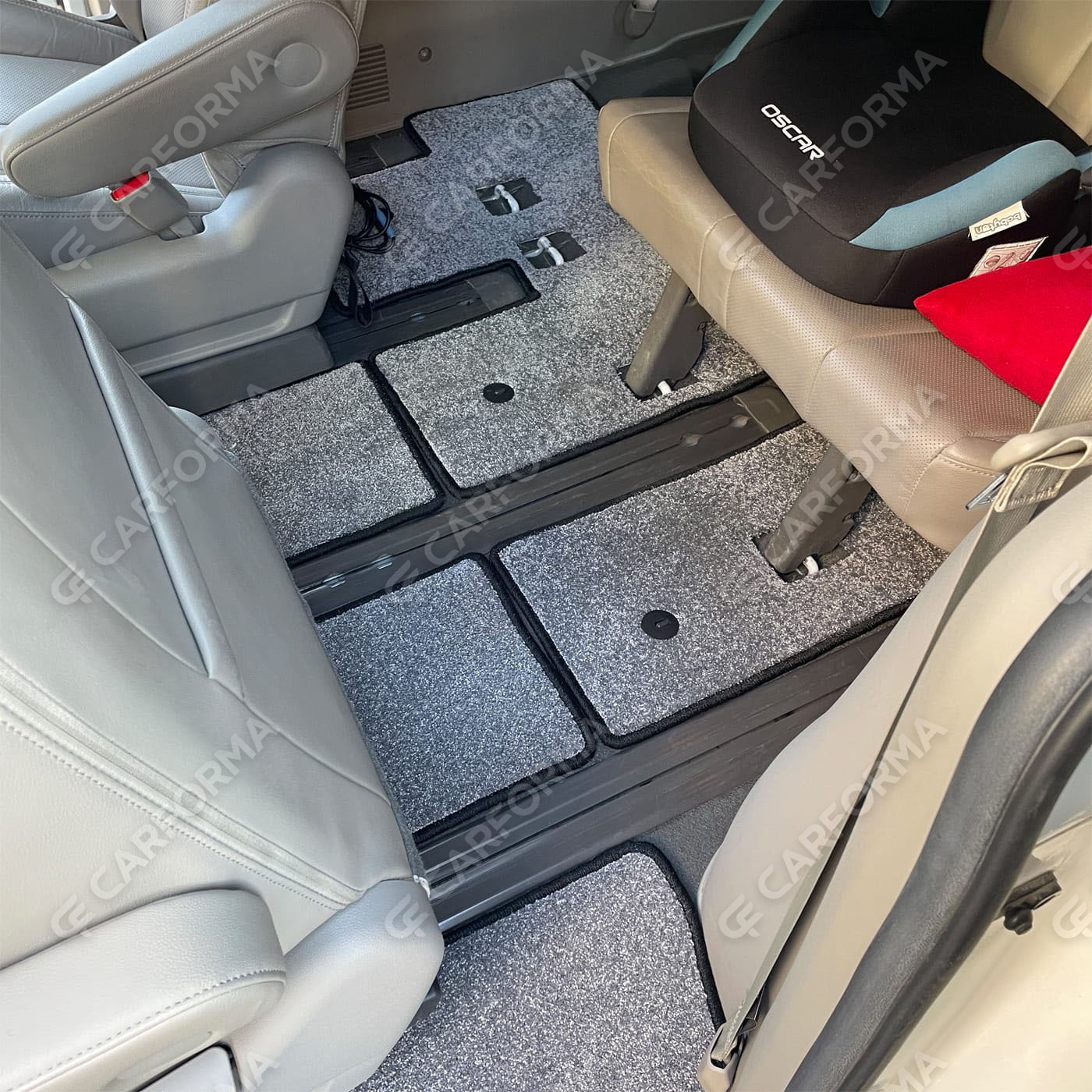 Ворсовые коврики на KIA Carnival III 7 мест 2014&nbsp;-&nbsp;2021 в Королеве, Московской области