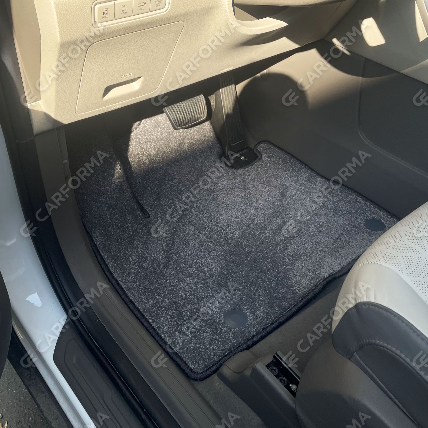 Ворсовые коврики на KIA Carnival IV 11 мест 2020&nbsp;-&nbsp;2026 в Королеве, Московской области