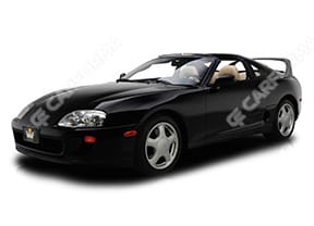 Ворсовые коврики на Toyota Supra (A80) 1993 - 2002