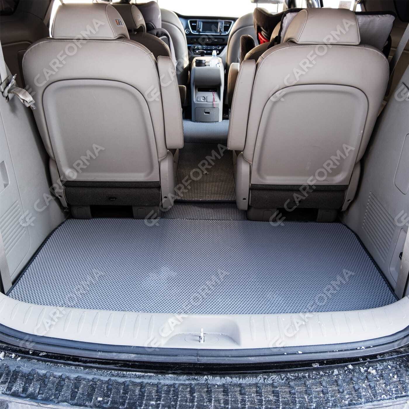 Ворсовые коврики на KIA Carnival III 9 мест и 11 мест 2014&nbsp;-&nbsp;2021 в Королеве, Московской области