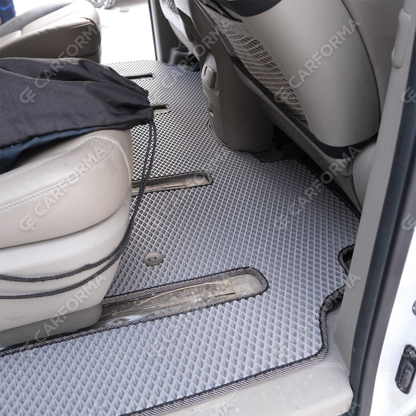 Ворсовые коврики на KIA Carnival III 9 мест и 11 мест 2014&nbsp;-&nbsp;2021 в Королеве, Московской области