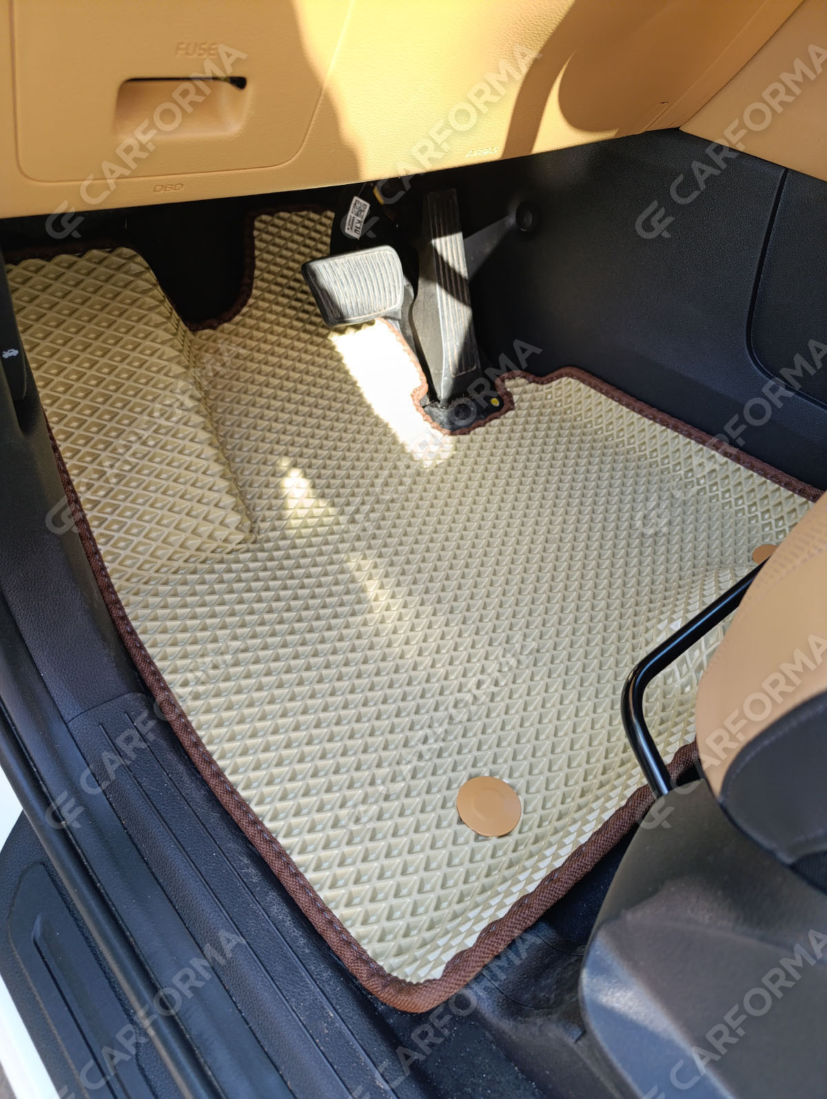 Ворсовые коврики на KIA Carnival IV 7 мест без оттоманок 2020&nbsp;-&nbsp;2026 в Королеве, Московской области