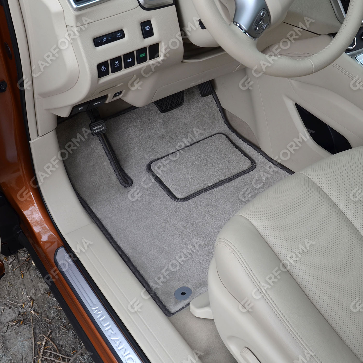 Ворсовые коврики на Nissan Murano (Z52) 2014&nbsp;-&nbsp;2022 в Королеве, Московской области