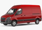 Ворсовые коврики на Mercedes Sprinter (W907/W910) 2018 - 2025 в Королеве, Московской области