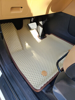 EVA коврики на KIA Carnival IV 7 мест с оттоманками 2020&nbsp;-&nbsp;2026 в Королеве, Московской области