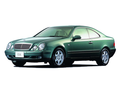 Ворсовые коврики на Mercedes CLK (C208) 1996 - 2003 в Королеве, Московской области